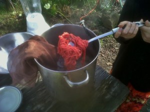 Madder Root Natural Dyed Wool